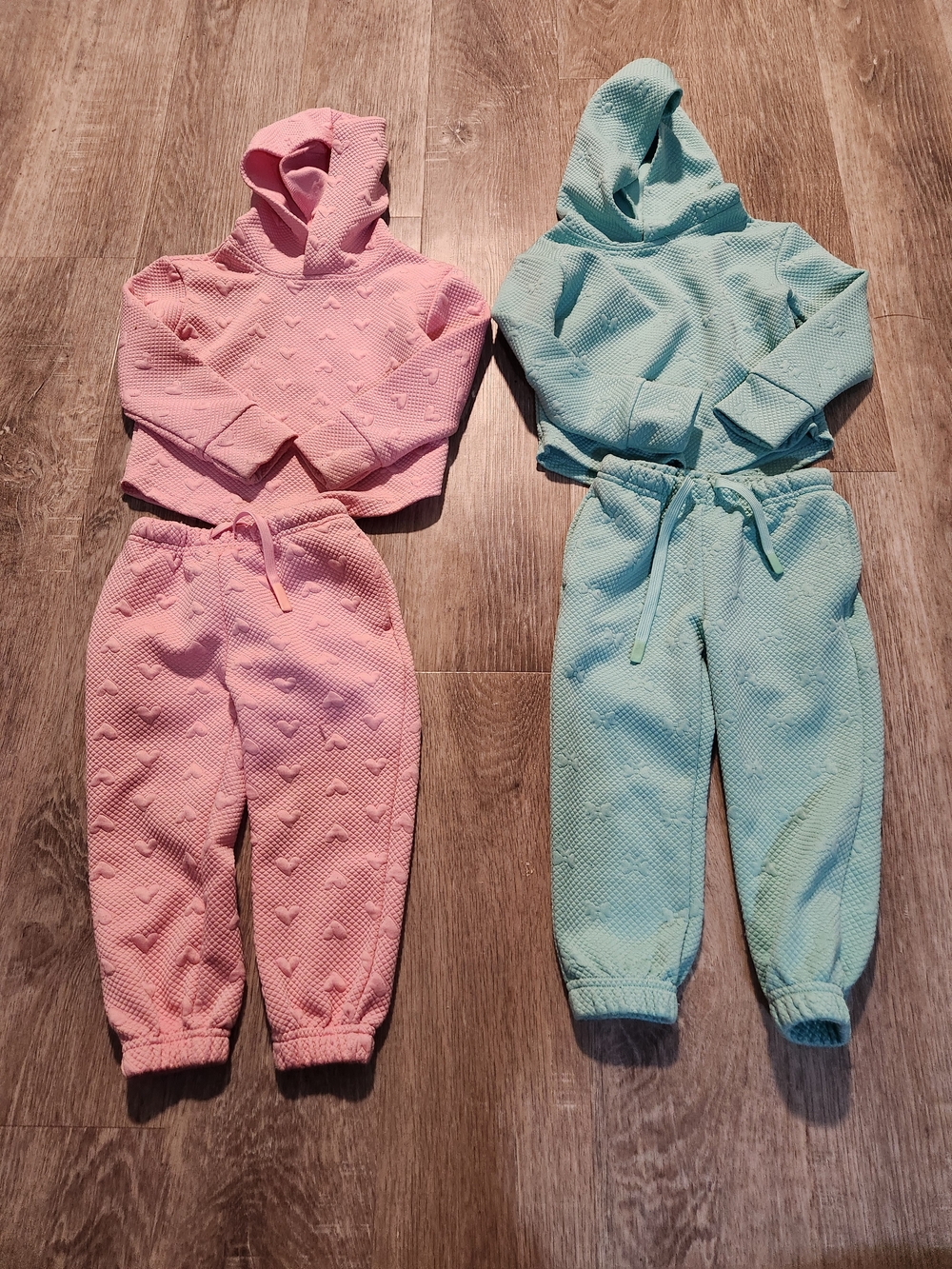 Girl Bundle 2 Matching Sets - Pink And Turquoise